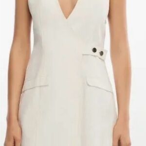 Brand New with Tags:  Significant Other Mica Ivory Wrap Dress. Size 10.